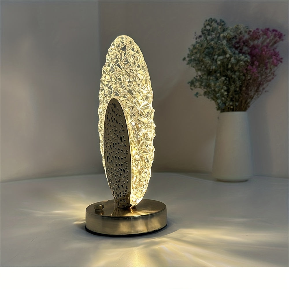 FeatherLamp - Touch-Control USB Table Lamp with Feather Design