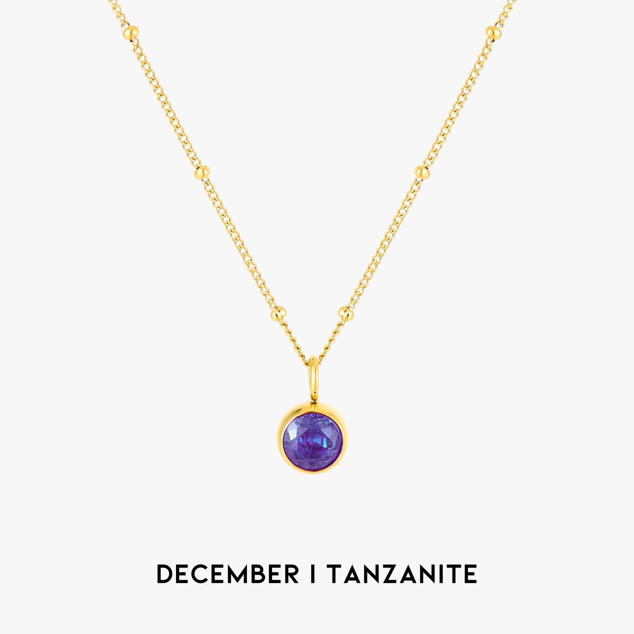 Collier Pierre de Naissance Aurora - 12 Mois