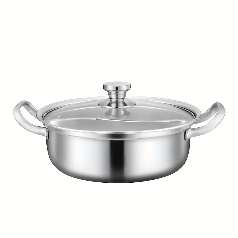 EmieCook - Grande marmite en acier inoxydable compatible induction