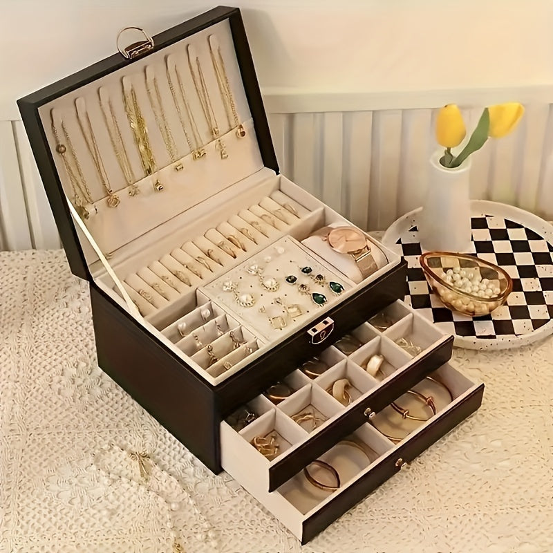 Ulmara - Luxury Leather Jewelry Organizer