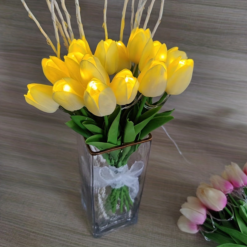 LumiBloom - Bouquet of 10 LED Tulip Table Lamps