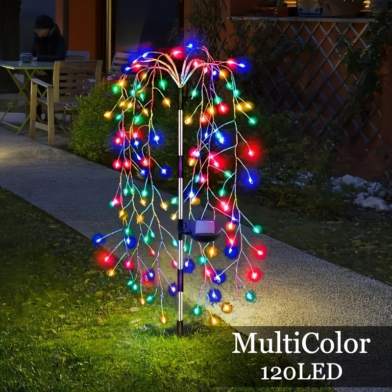 SolarGlimmer - Solar Garden Lamp with 8 Lighting Modes