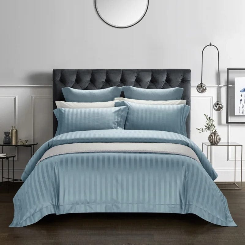 PrestigeBlue - Luxury Egyptian Cotton Duvet Set