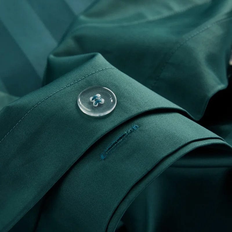 Prestige Green - Emerald Green Egyptian Cotton Duvet Cover Set