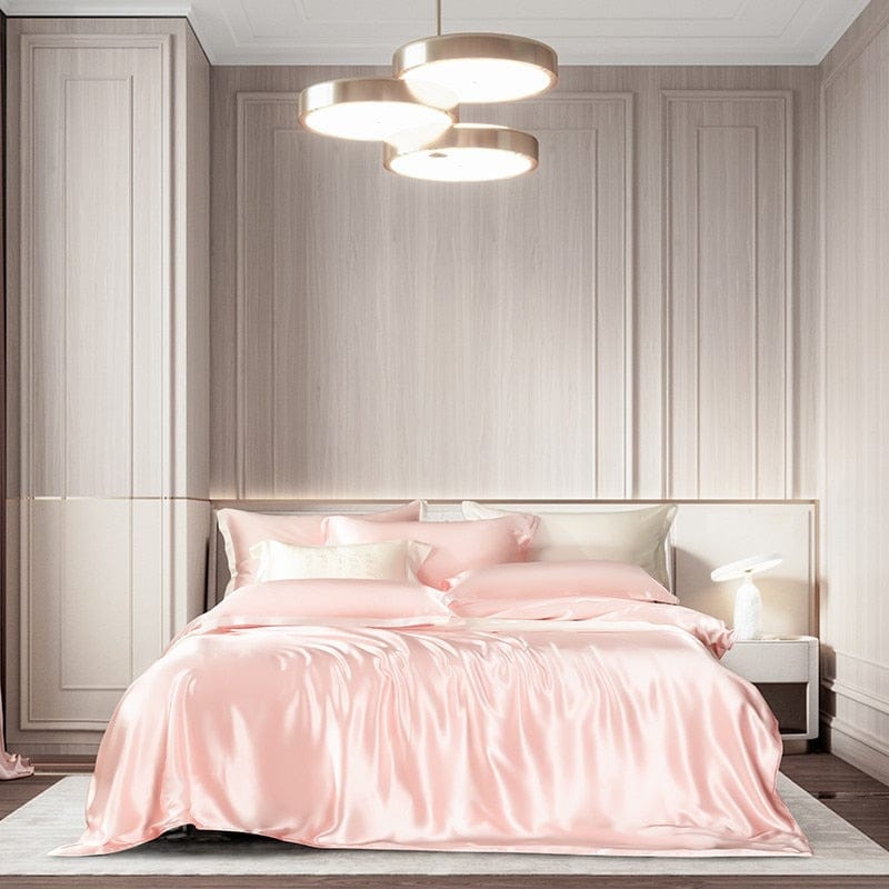 SilkDream - Pink Mulberry Silk Bedding Set