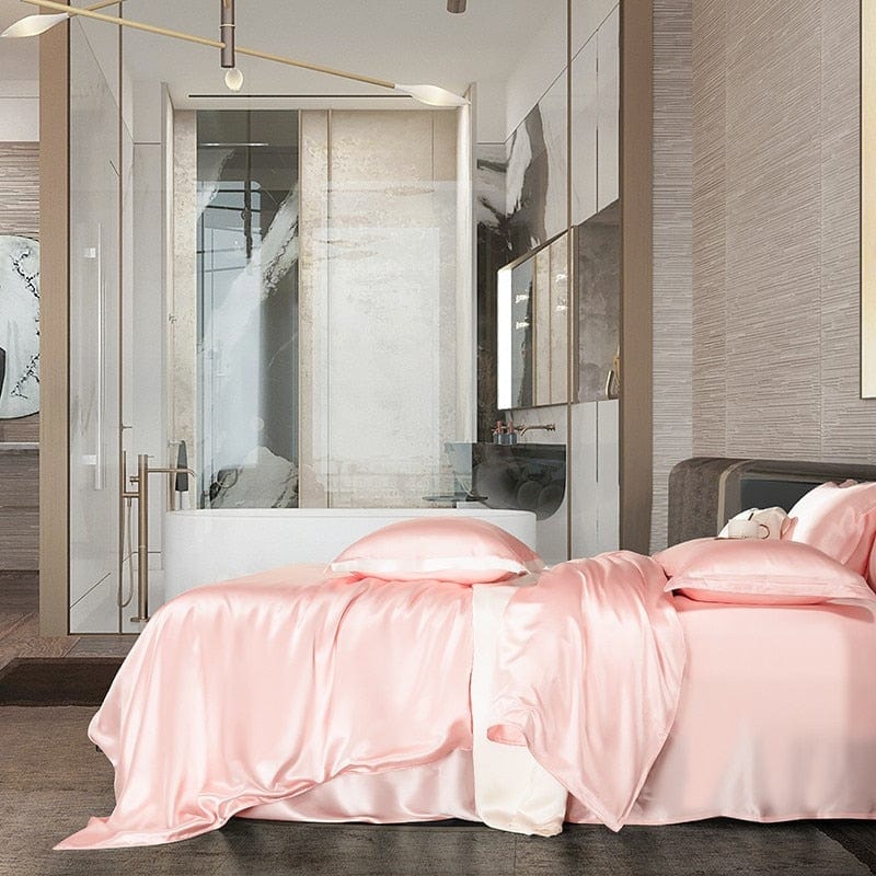 SilkDream - Pink Mulberry Silk Bedding Set