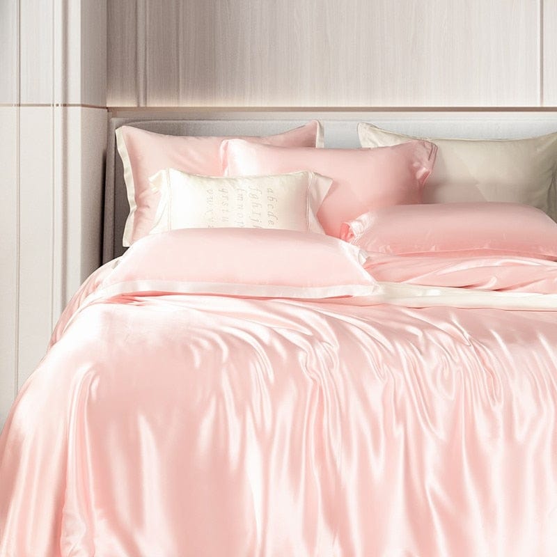SilkDream - Pink Mulberry Silk Bedding Set