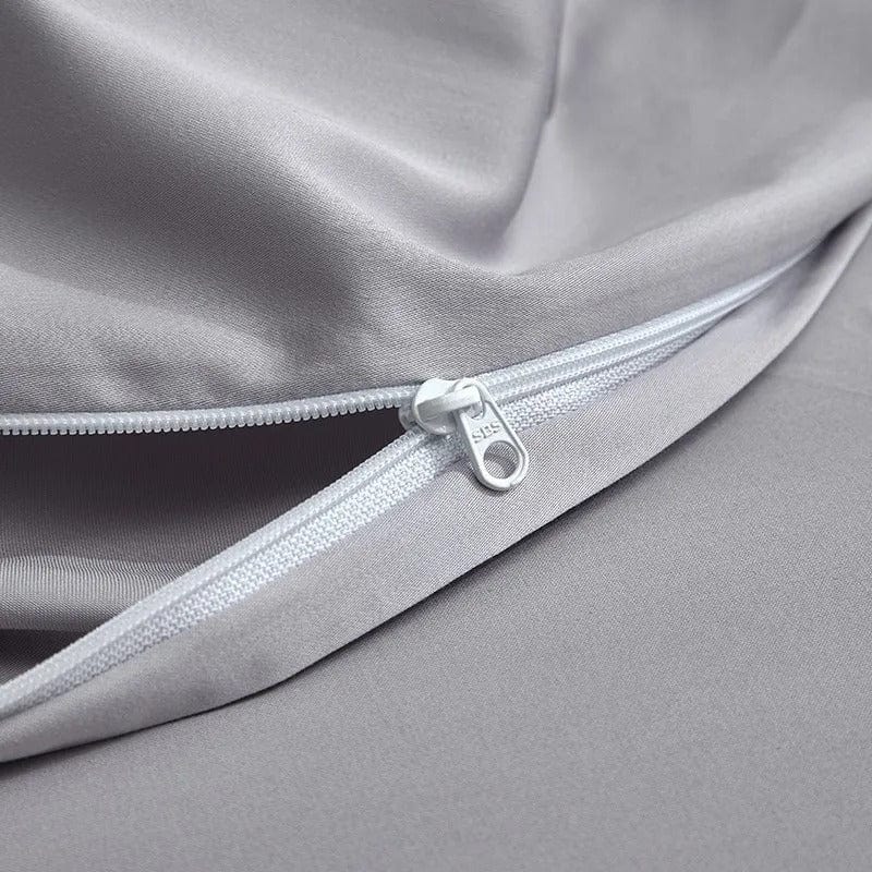 Elegance Silver - Egyptian Cotton Duvet Cover Set