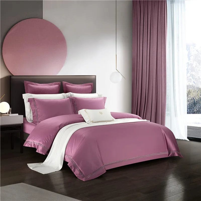 Prestige Pink - Blush Pink Egyptian Cotton Duvet Cover Set