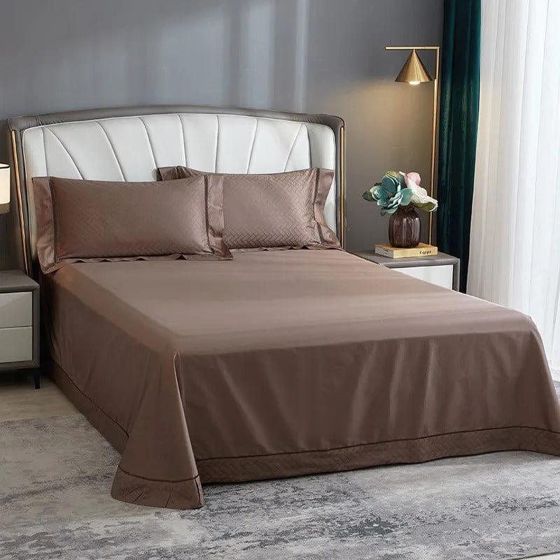 Elegance Brown - Luxury Egyptian Cotton Bedding Set