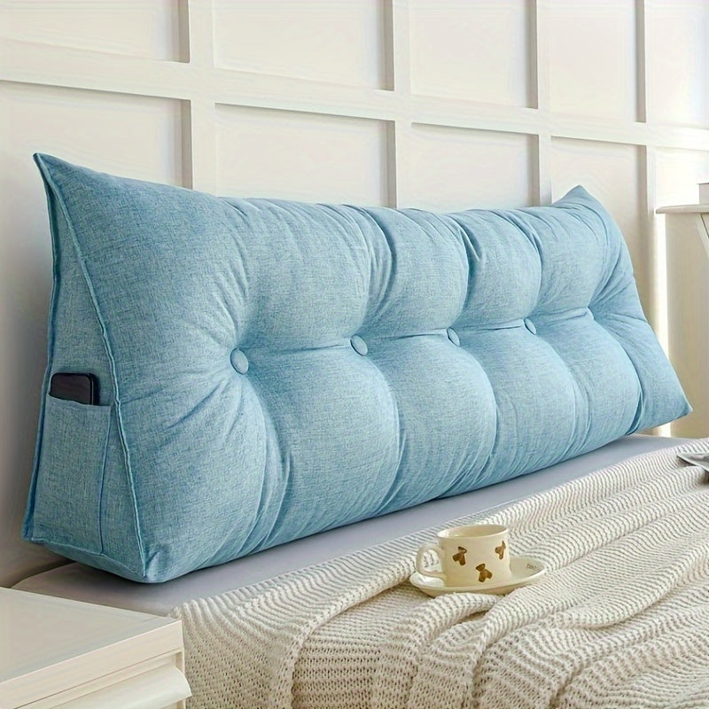 LuxeTriangle - Elegant Triangular Backrest Cushion for Ultimate Comfort