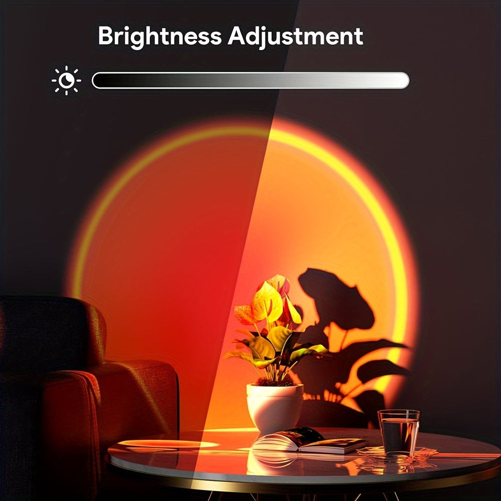 Gyrasol - Sunset Projection Lamp with 16 Colors and Remote Control