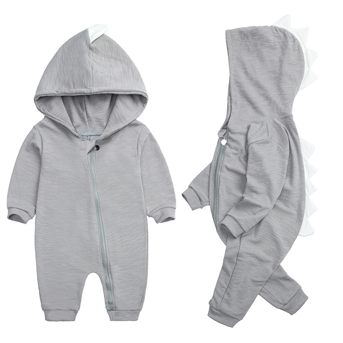 DinoDream - Adorable Hooded Baby Onesie