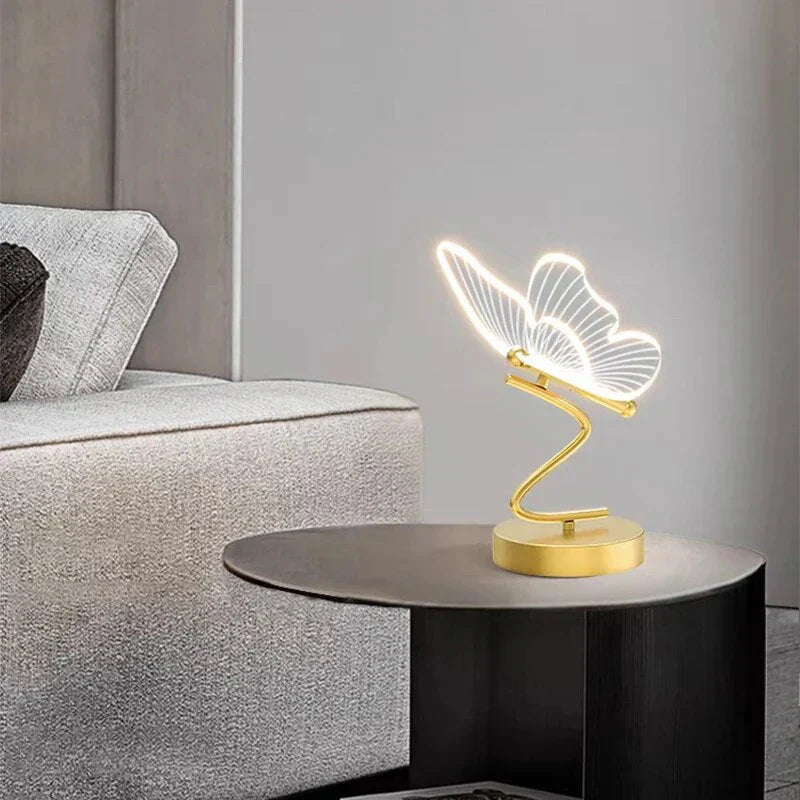ButterflyLuxe - Lampe LED Design Papillon Élégante