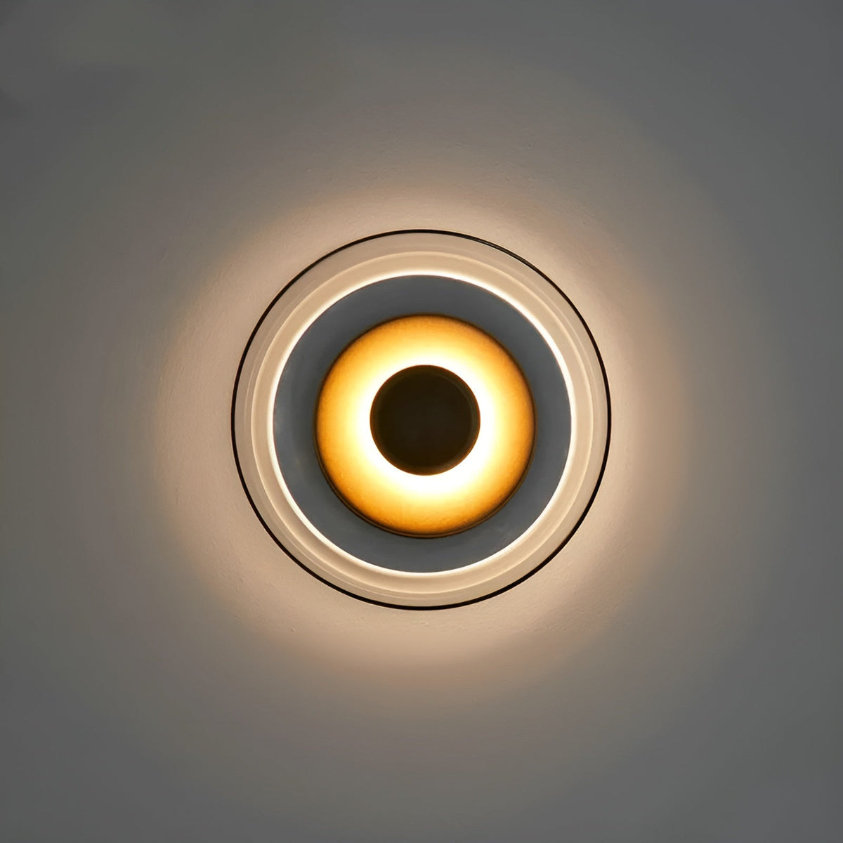Bjorlin - Golden Accent LED Glass Wall Light