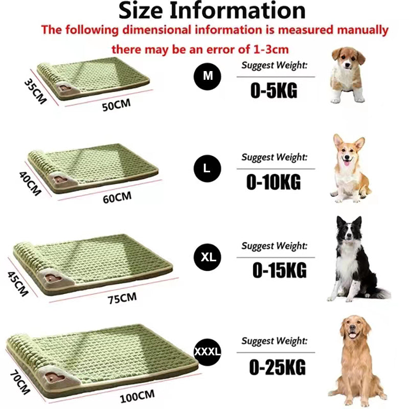 LuxePlush - Warm Dog Mat for Small and Medium Breeds