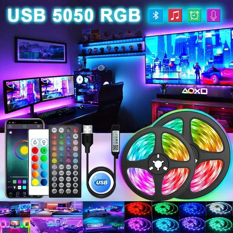 GlowShift - Ruban LED RGB pour Chambre et TV