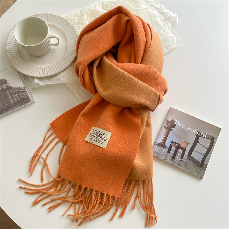LuxeTwist - Elegant Reversible Pashmina Scarf 70x200 cm