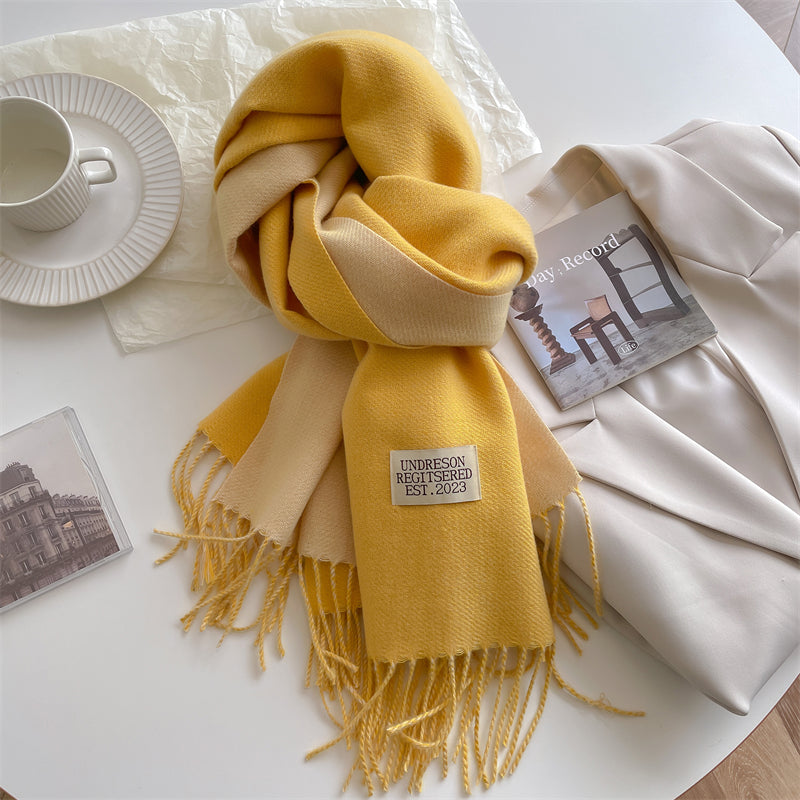 LuxeTwist - Elegant Reversible Pashmina Scarf 70x200 cm