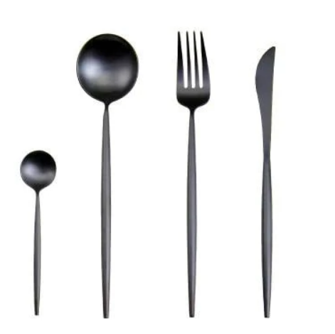 GildFeast - Gold & Silver 24-Piece Stainless Steel Cutlery Set