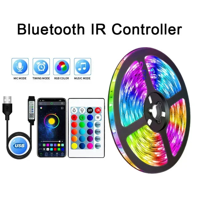 GlowShift - Ruban LED RGB pour Chambre et TV