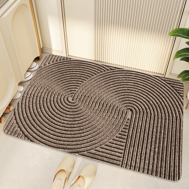 GeoCharm Mat - Paillasson géométrique antidérapant pour entrée moderne