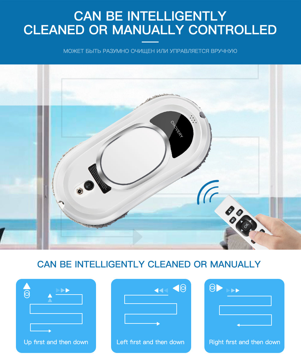 CleanBot - Robot Nettoyeur Fenêtres Télécommandé
