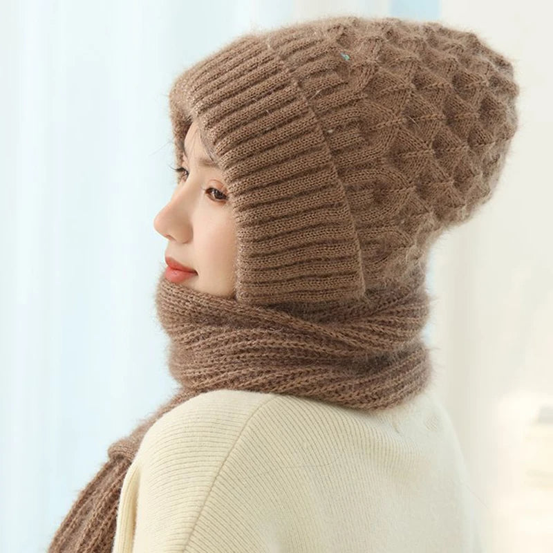 CozyWind - Beanie and Scarf Set for Winter Fashion
