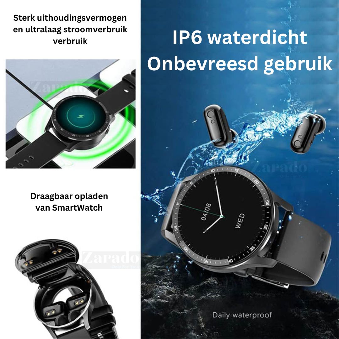 SmartLink Watch - Smartwatch avec Écouteurs Sans Fil