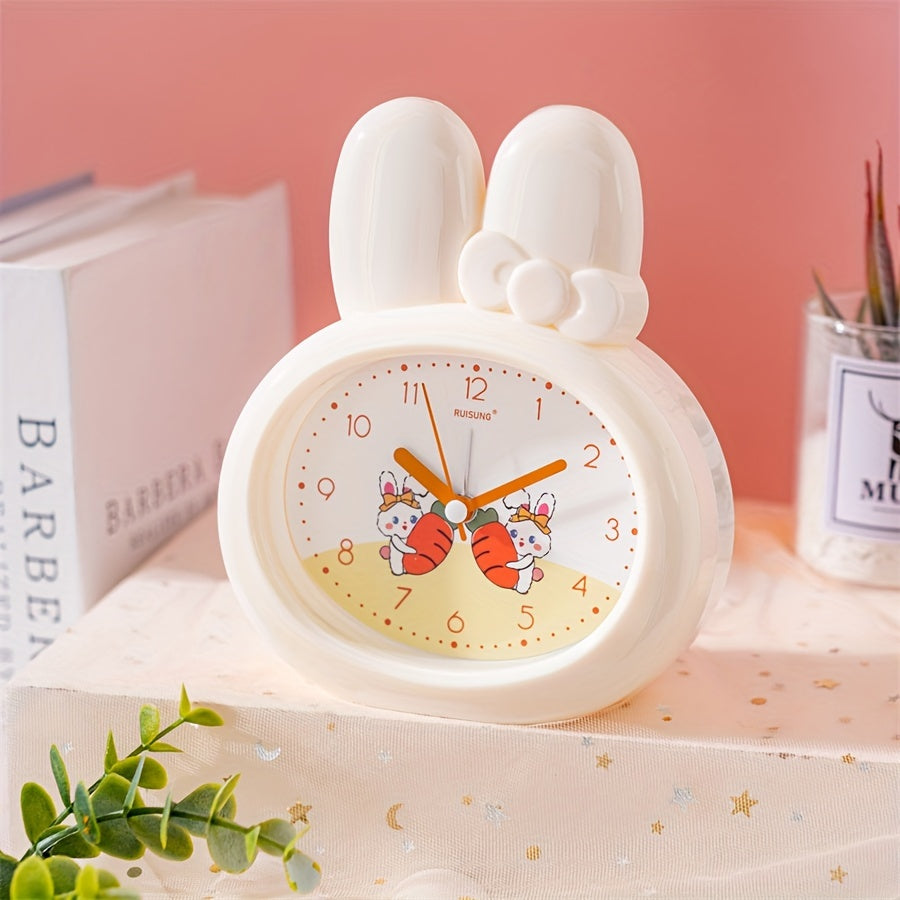 BunnyTime Clock - Bunny Alarm Clock with Night Light for Kids' Room