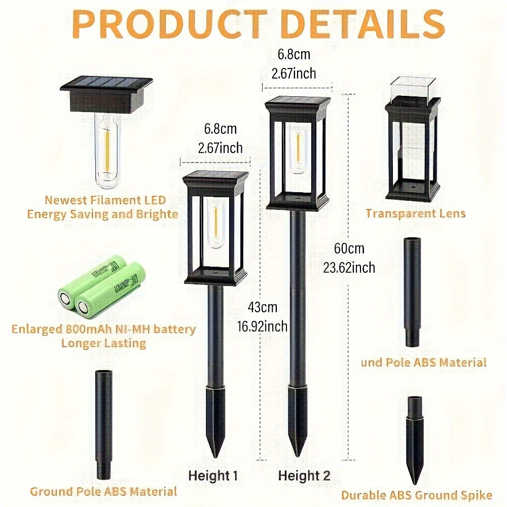 SolarLux - Solar Garden Lights Set of 4 IP44