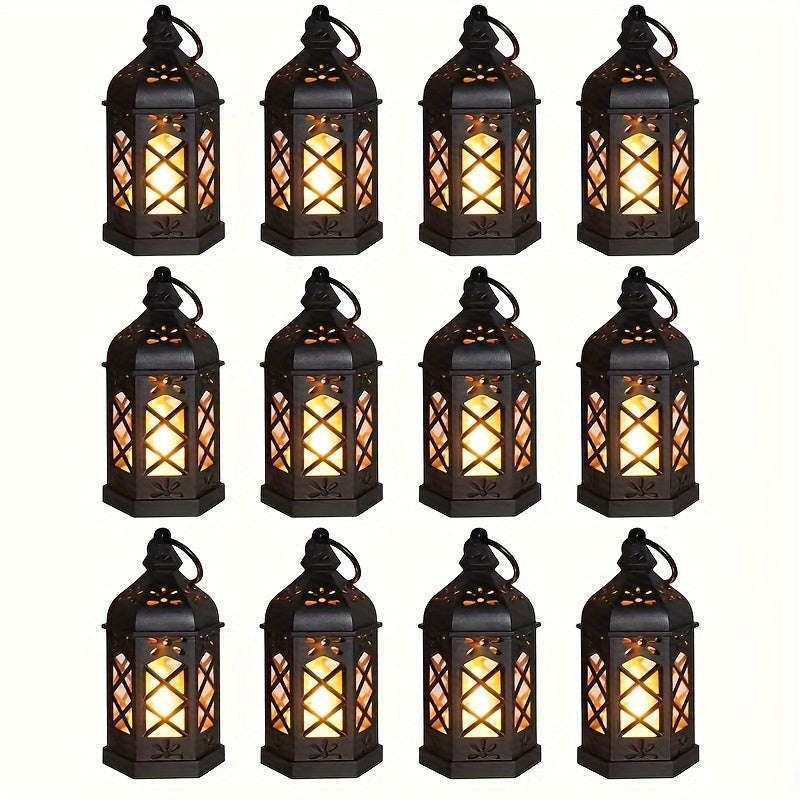 LuxeGlow Lanterns - Rustic LED Lantern Set for a Festive Ambience
