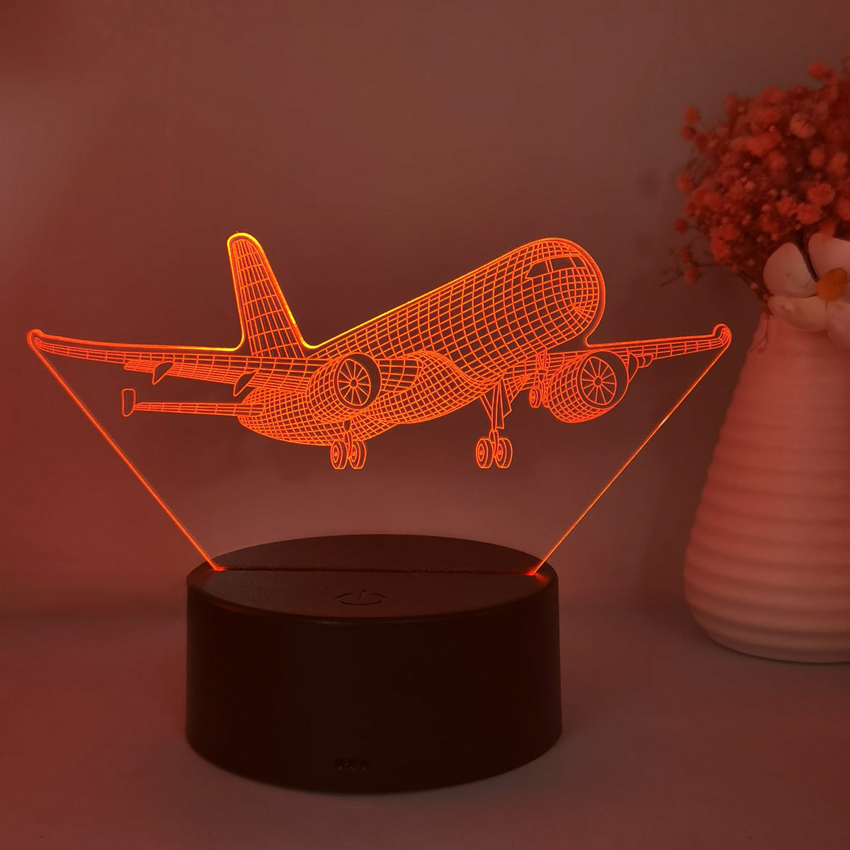 SkyGlow - 3D Airplane LED Night Light with USB Power