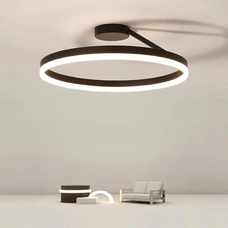 ArishaGlow - Luxury Gold LED Ceiling Light for Living Room and Bedroom