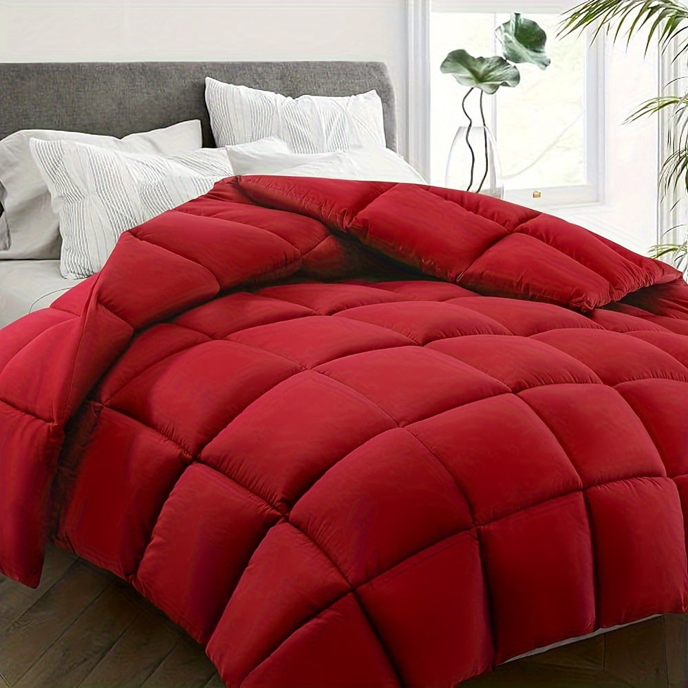 Reversible Duvet - Four-Season Comfort with Microfiber Filling