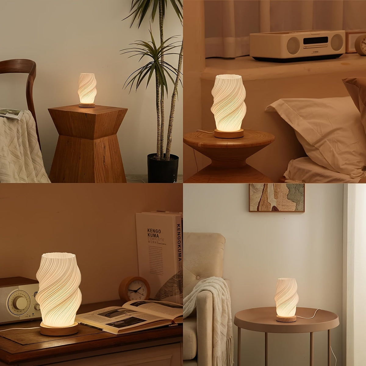 FantasieGlow - Adjustable USB Table Lamp with Button Control
