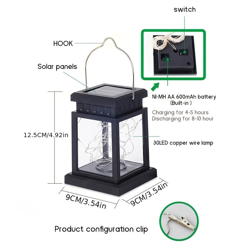 SolarLantern - Waterproof Hanging Solar Lanterns for Garden & Parties