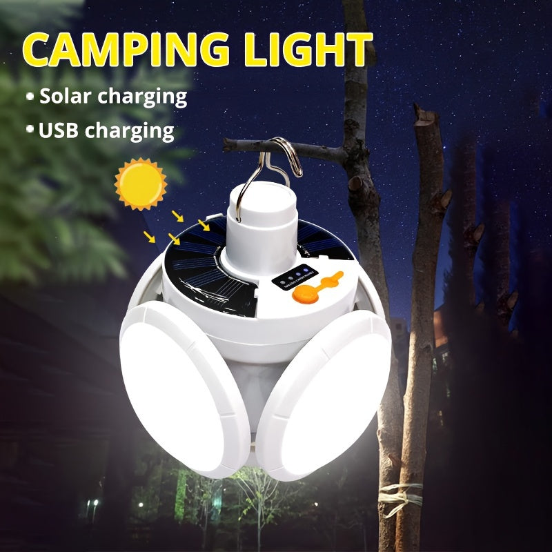 SolarFold Lamp - Foldable Rechargeable LED Camping Lantern