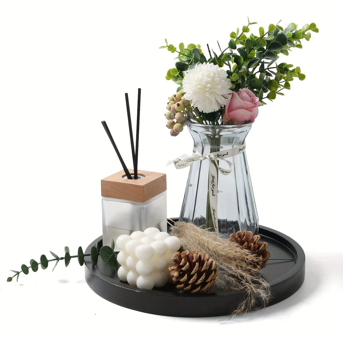 BohoChic - Decorative Wooden Bowl for a Boho Vibe