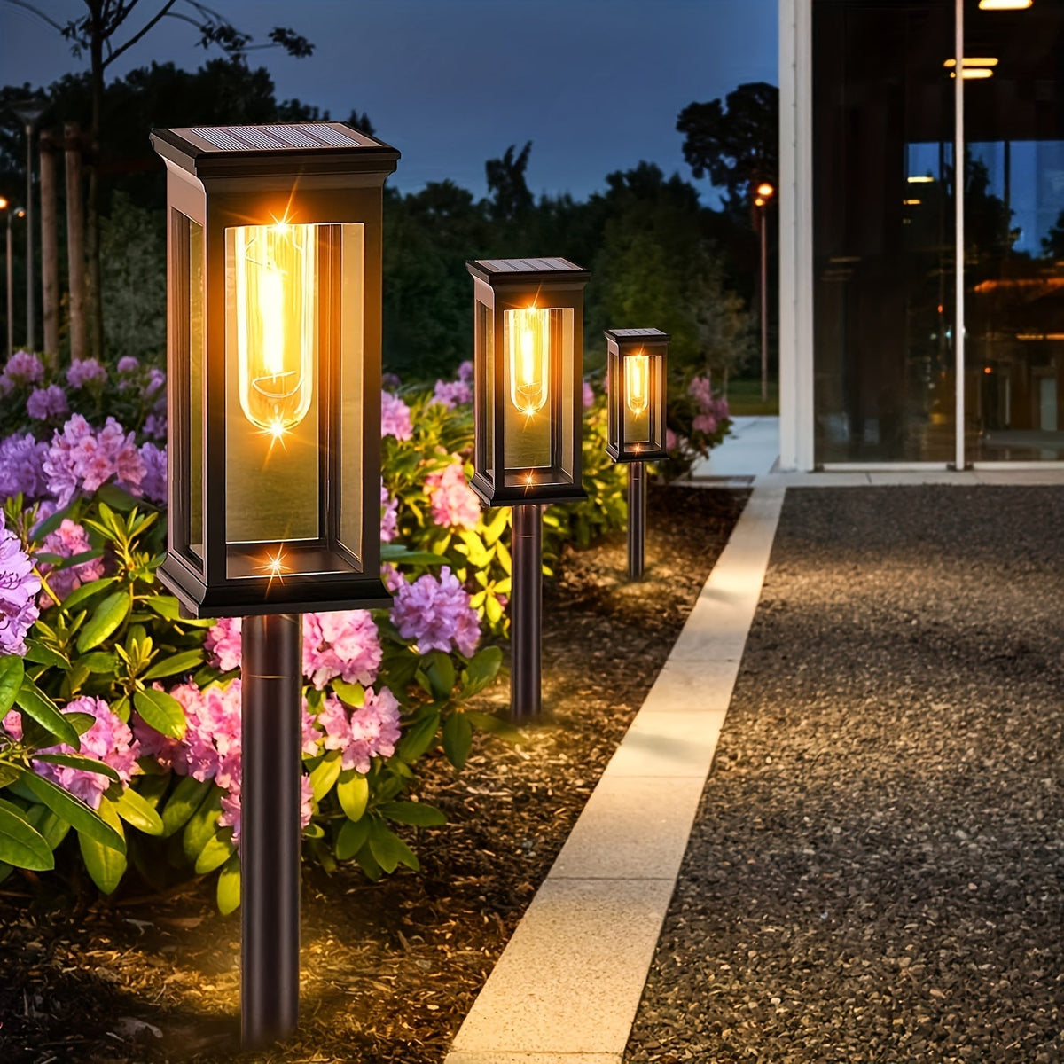 SolarLux - Solar Garden Lights Set of 4 IP44