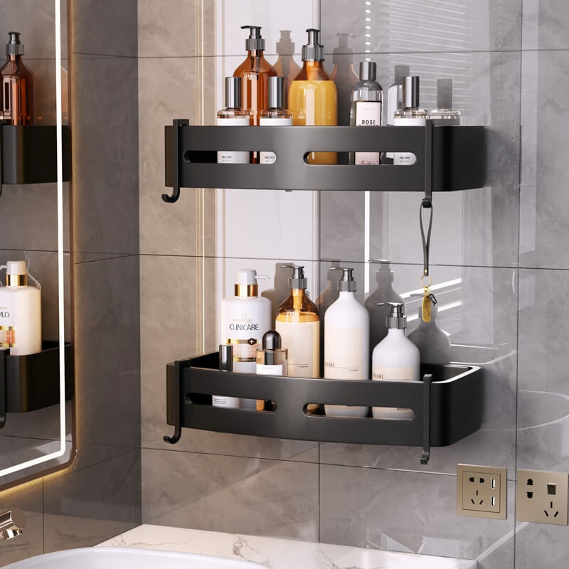 SilverCaddy - Stainless Steel Wall-Mounted Shower Shelf
