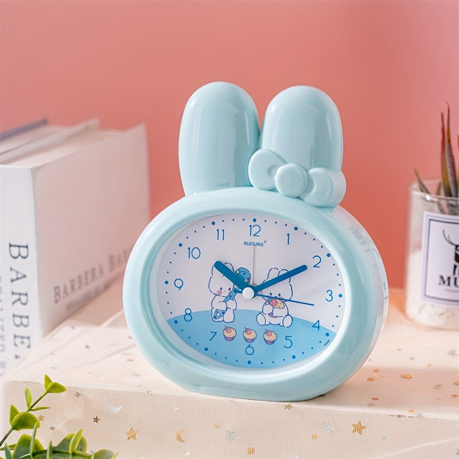 BunnyTime Clock - Bunny Alarm Clock with Night Light for Kids' Room