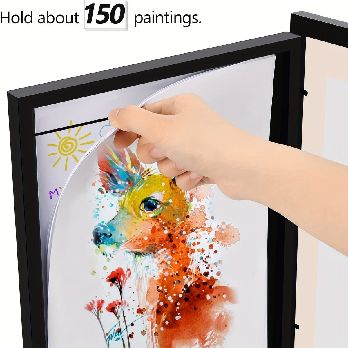 FrameCraft - Set of 2 Magnetic Wood Photo Frames