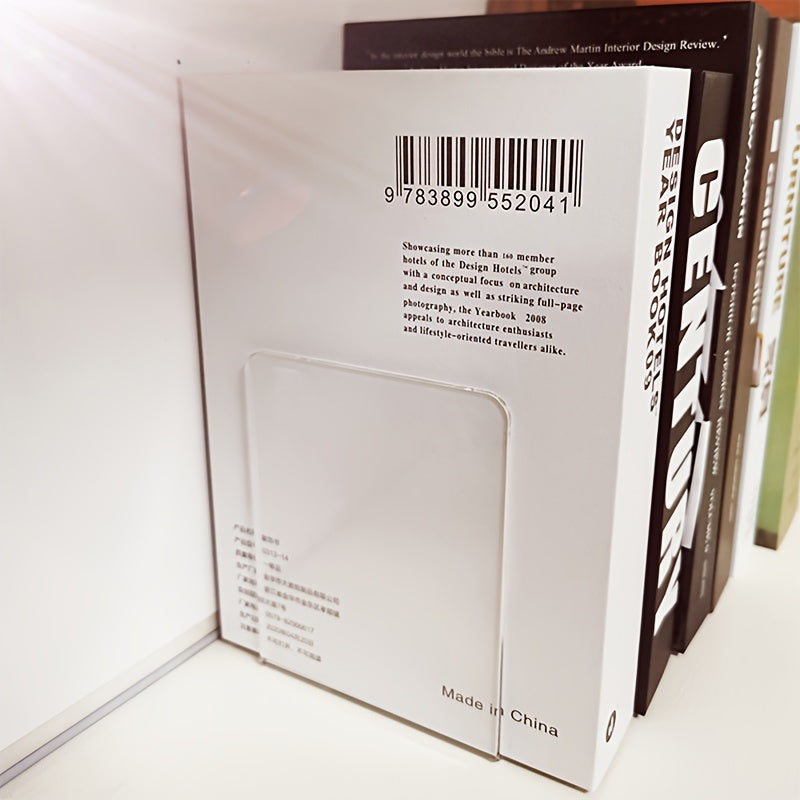 ClearView - L-Shaped Acrylic Book Holder