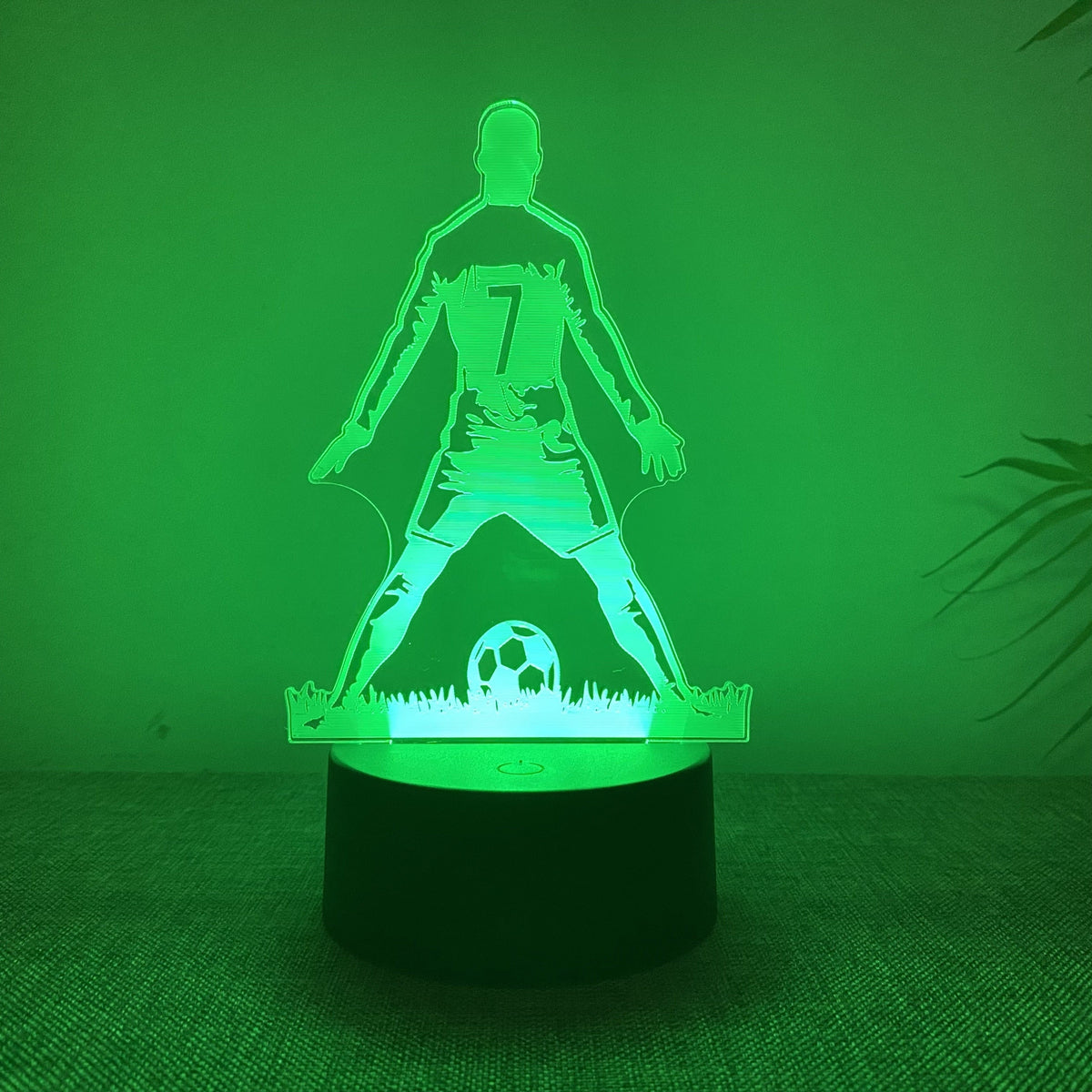 SportGlow - 3D Soccer Player Color-Changing LED Night Light