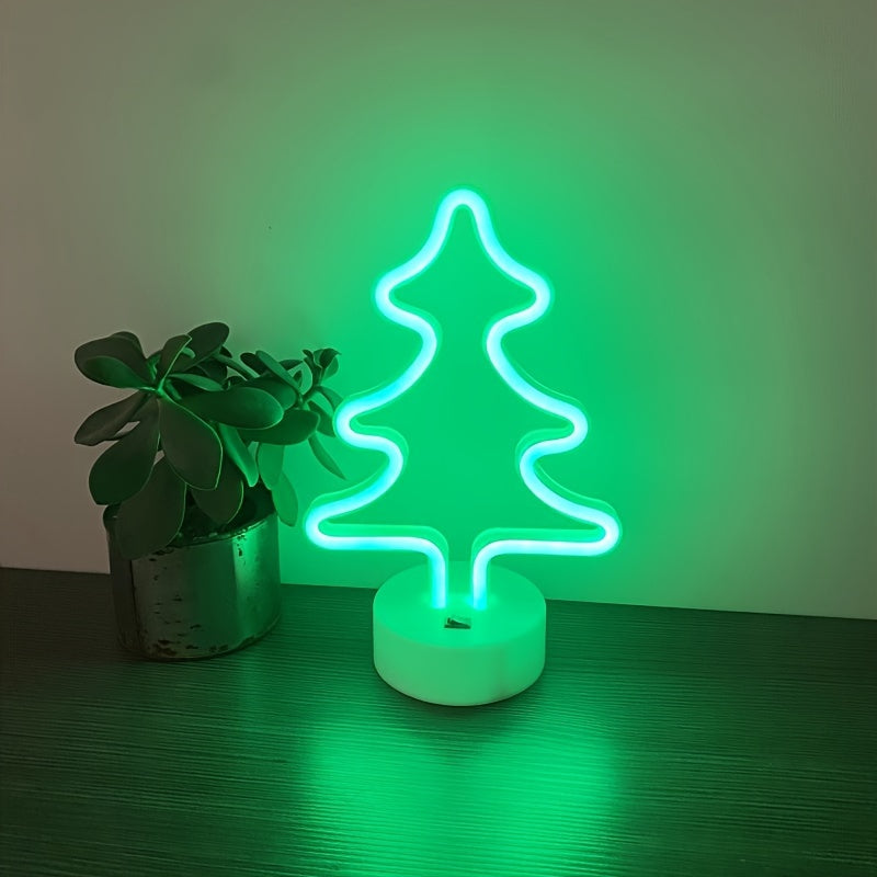 Irvelle - LED Neon Christmas Tree Light for Festive Ambiance