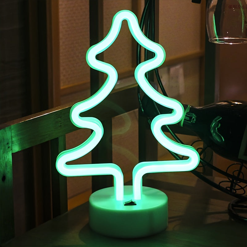 Irvelle - LED Neon Christmas Tree Light for Festive Ambiance