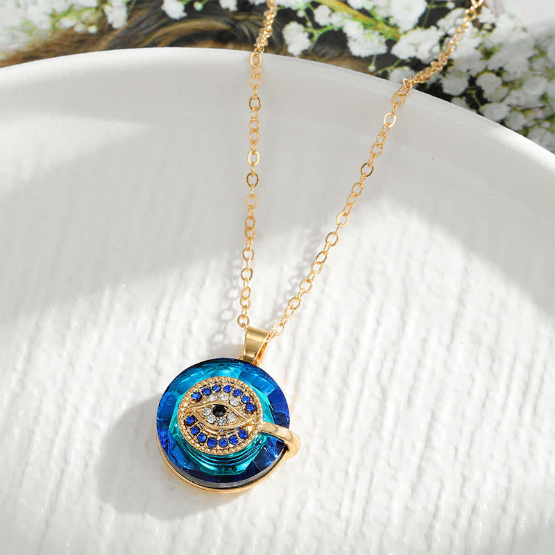 Collier mauvais œil de protection - toujours protégée