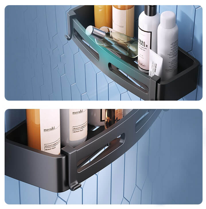 SilverCaddy - Stainless Steel Wall-Mounted Shower Shelf