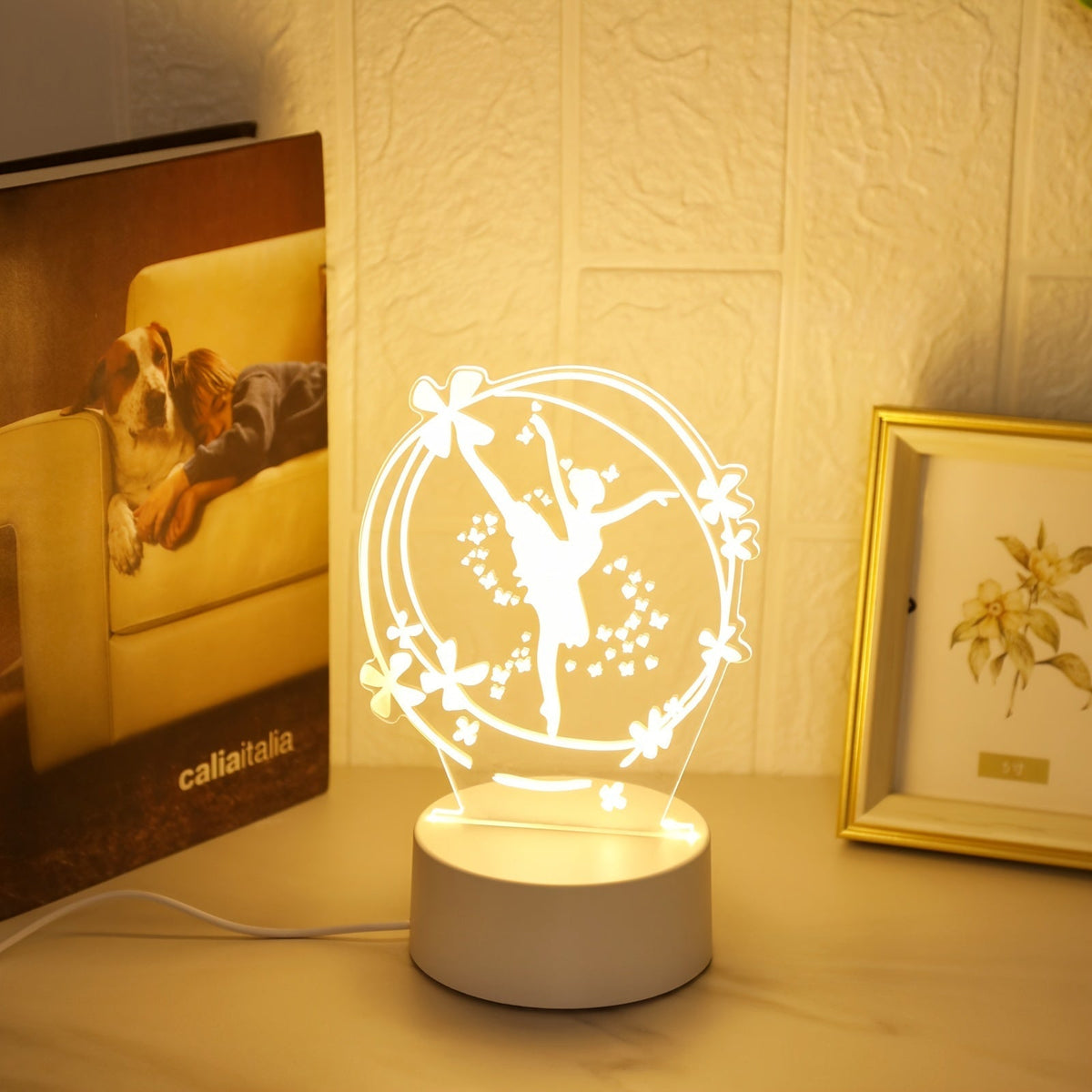LumiDance - 3D LED Ballet Night Light